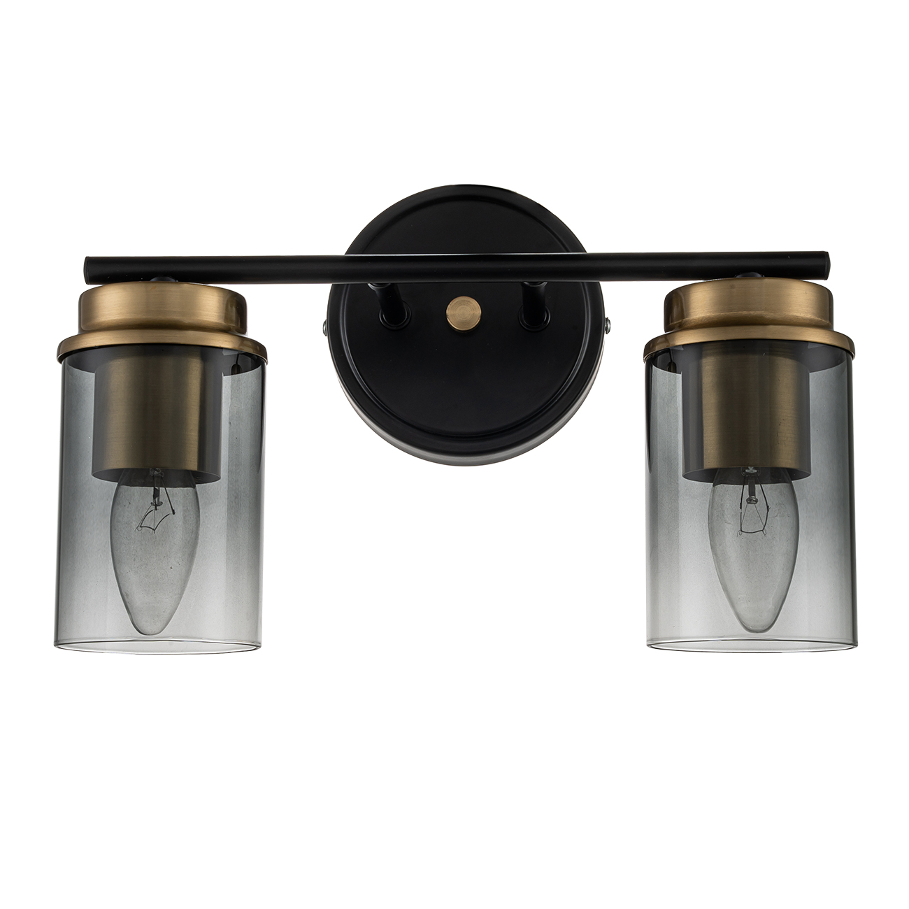 Настенный светильник Escada 2118/2A E14*40W Black/Brass