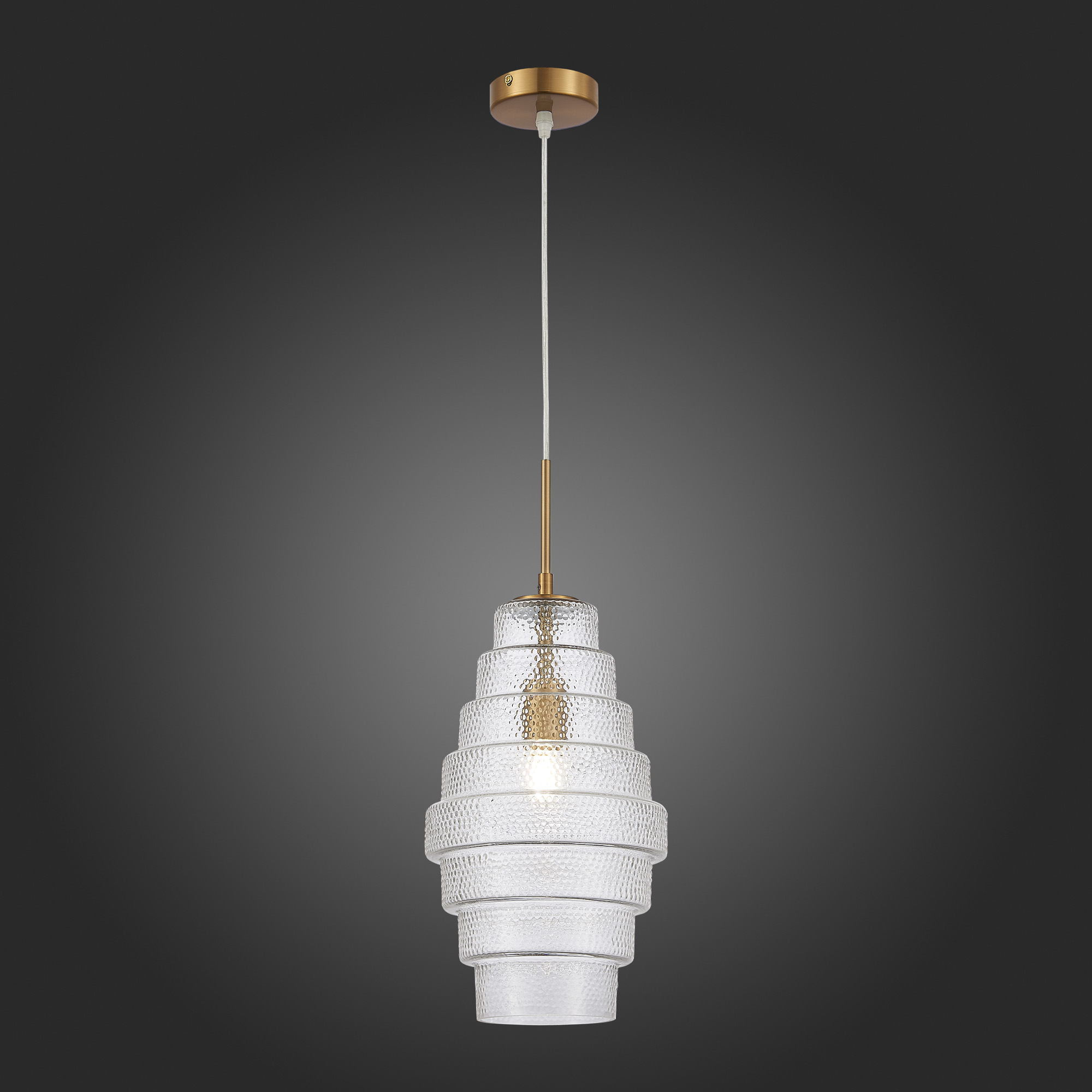 SL1001.213.01 Подвес ST-Luce Латунь/Прозрачный E27 1*40W REXITE