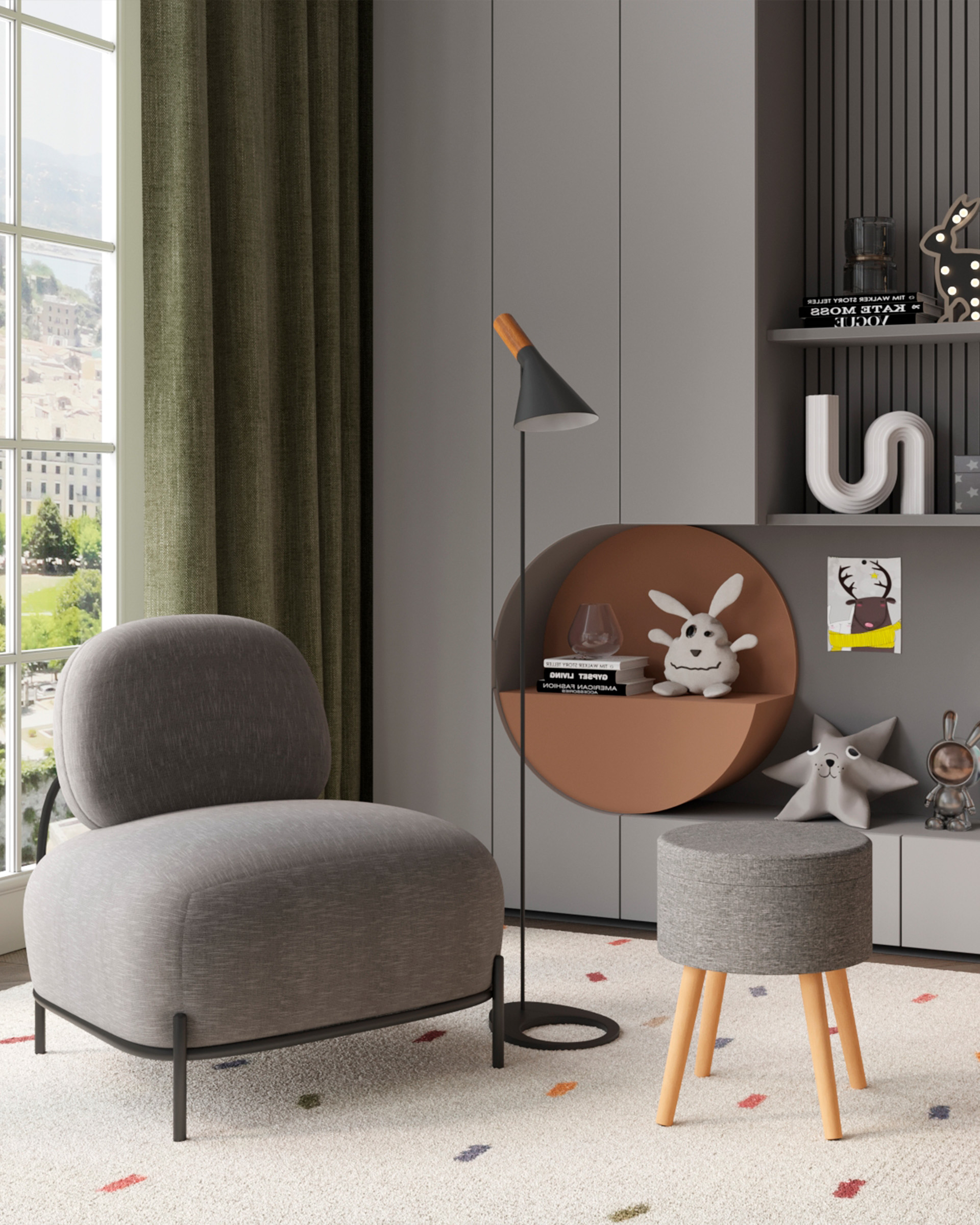 Торшер Moderli V11334-1F Turin