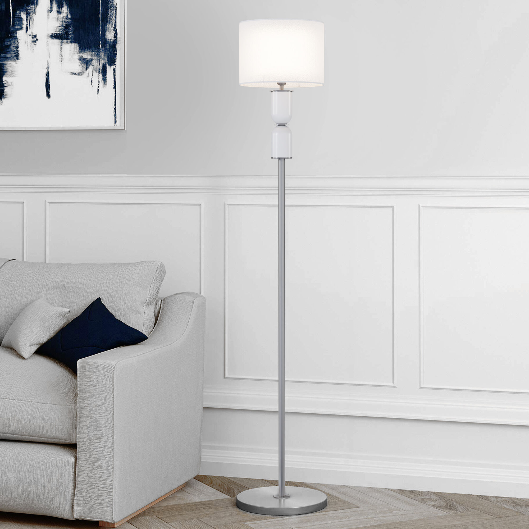 Напольный светильник Eurosvet 01154/1 никель