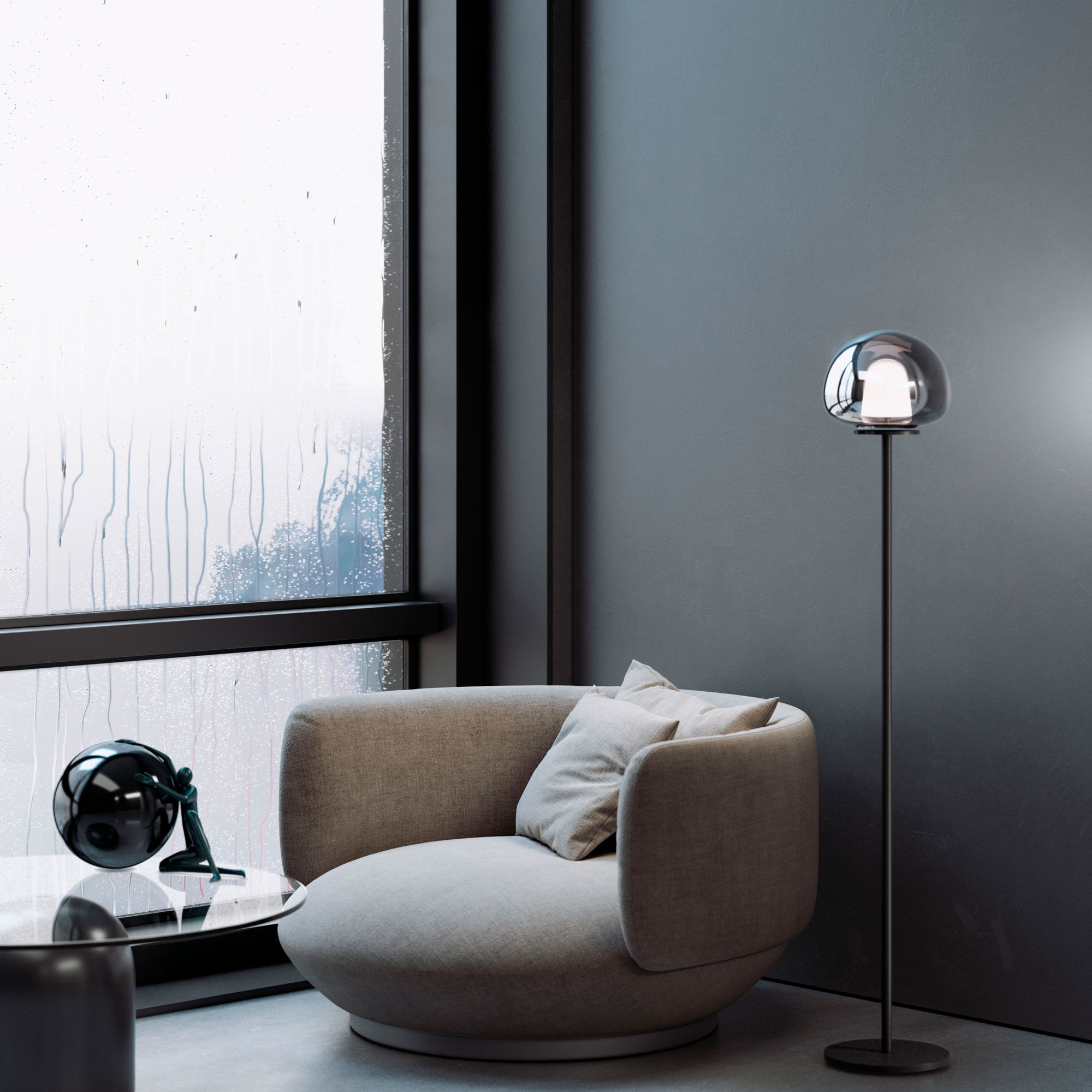 Напольный светильник Eurosvet 90327/1 черный