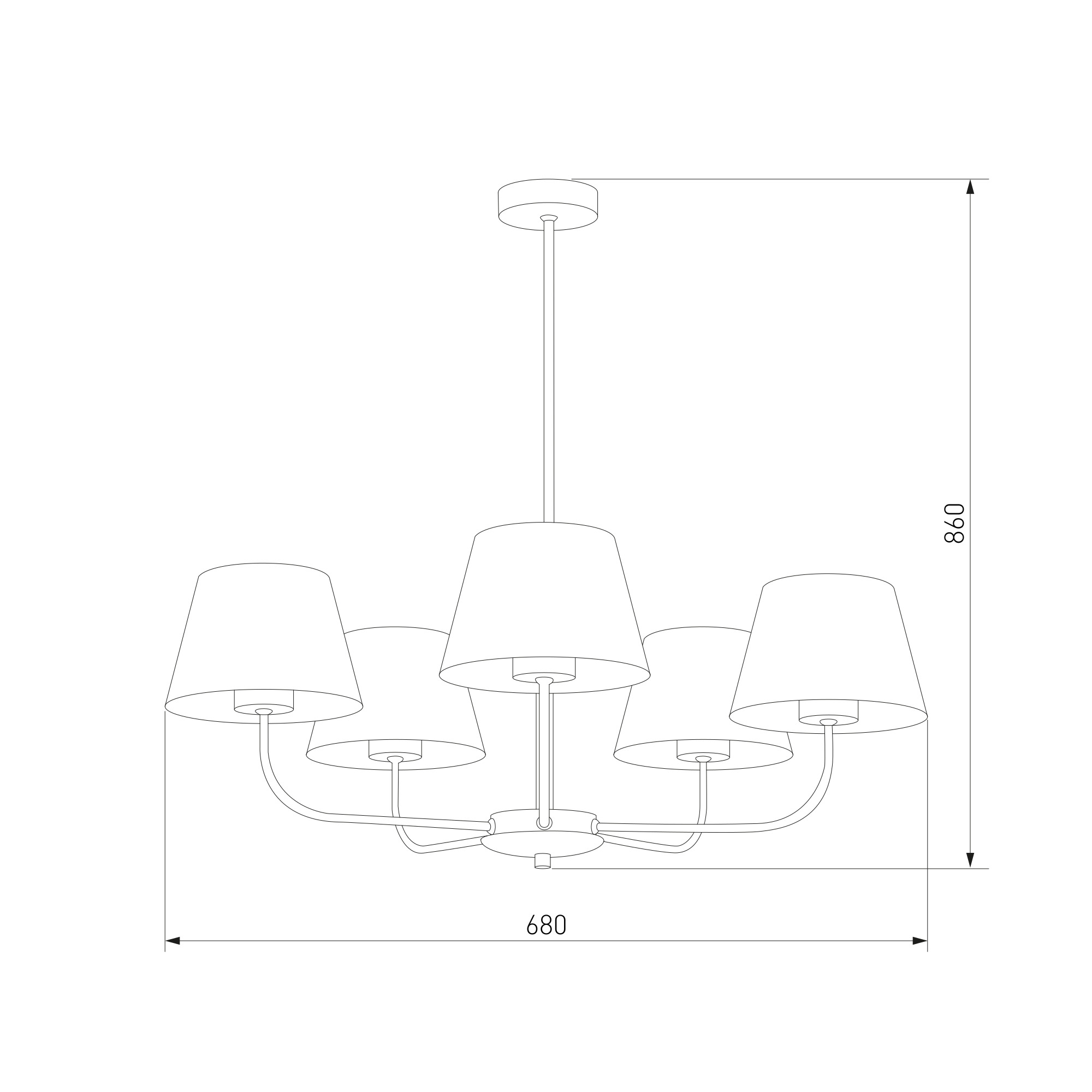Подвесной светильник TK Lighting 3989 Chicago