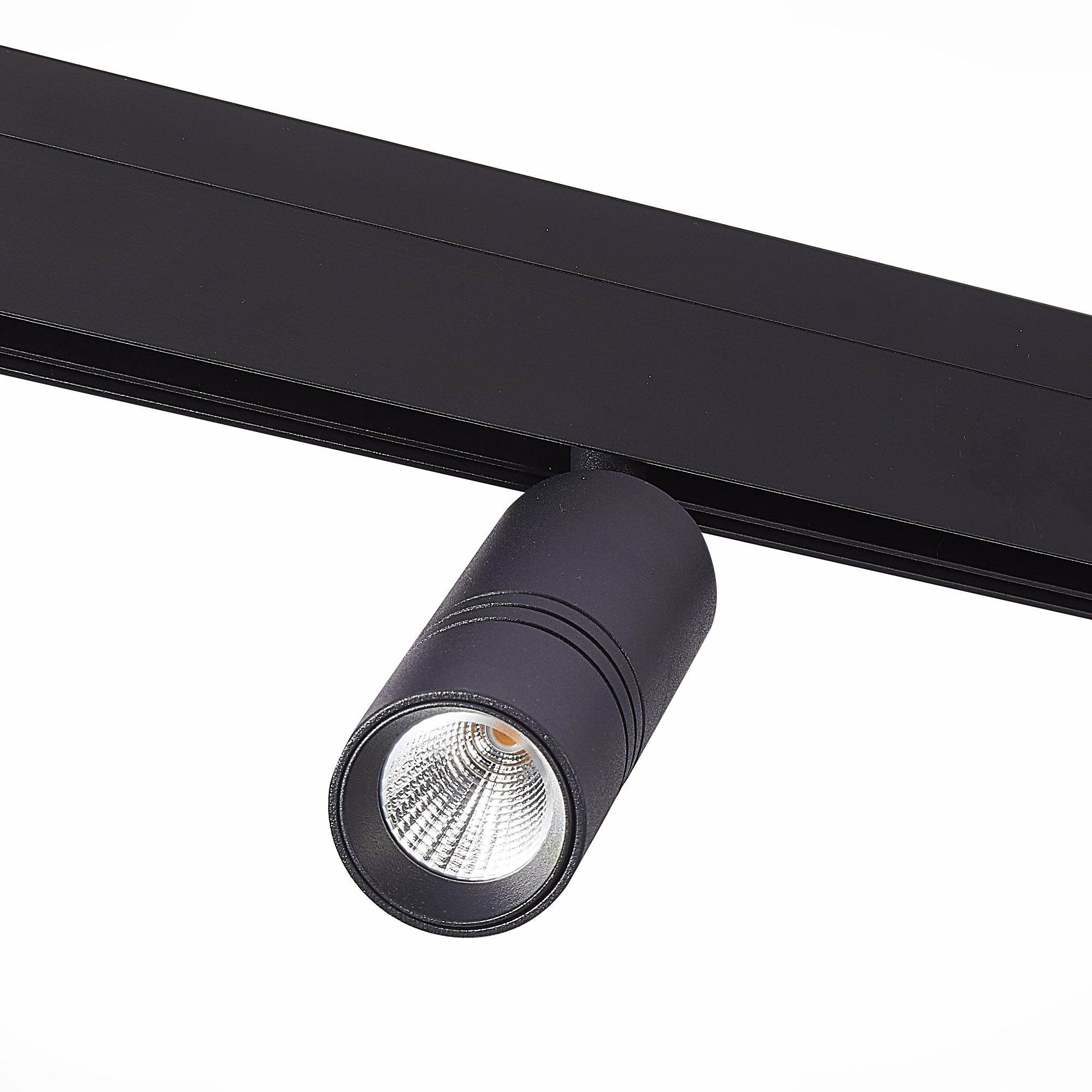 ST365.436.12.1 Магнитный трековый светильник Черный LED 1*12W 3000K 1 020Lm Ra>90 36о IP20 L-xW44xH1 СКАЙЛАЙН 48V