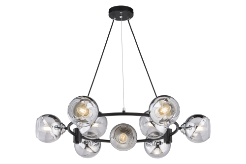 74405B/9 BLACK+CHROME (1) Люстра (RL)_SS