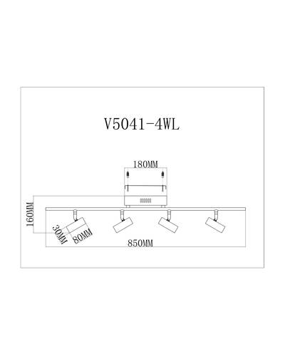 Светодиодный спот Moderli V5041-4WL Right