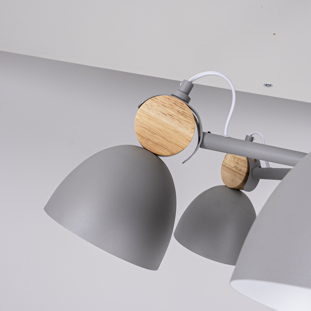 Люстра на штанге ROLLA 8 Gray 178073-26