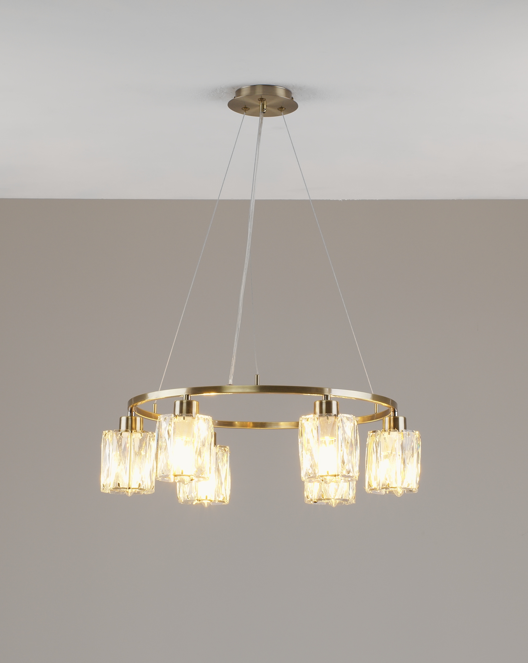 Люстра подвесная Moderli V11684-6P Prismique