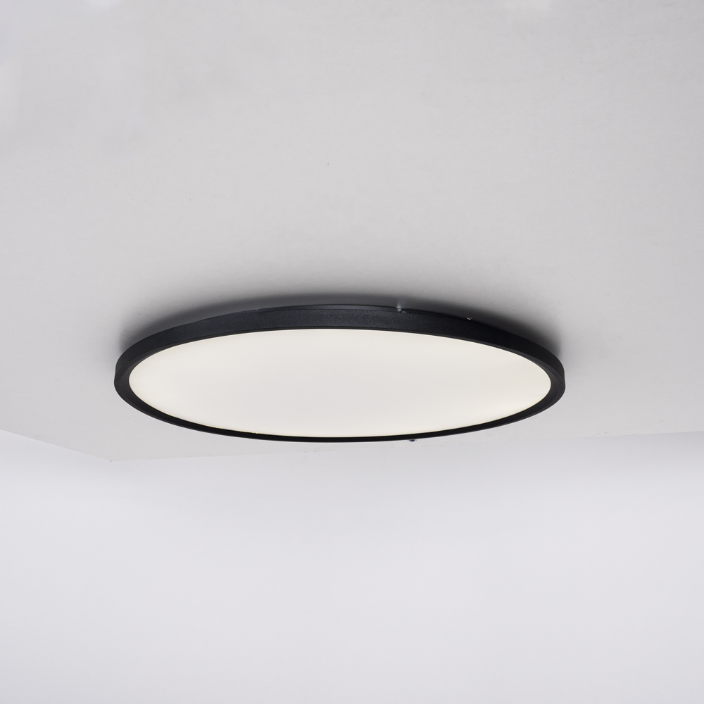 Потолочный светильник EXTRASLIM D80 Black 212745-26