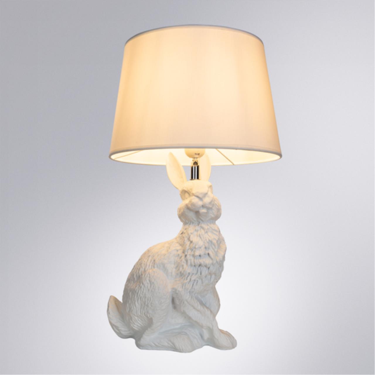 Интерьерная настольная лампа Arte lamp A4015LT-1WH СВЕТИЛЬНИК НАСТОЛЬНЫЙ