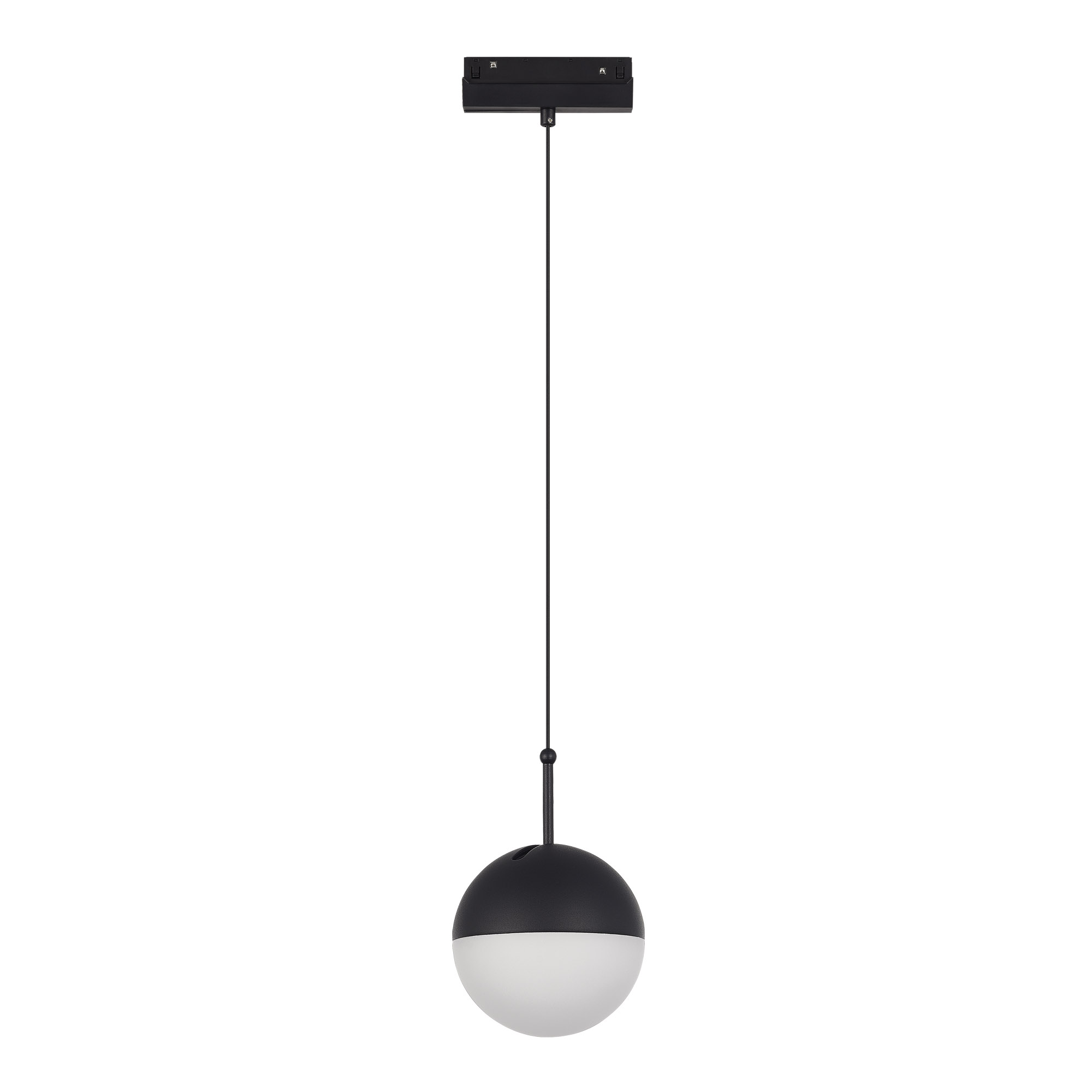 ST681.446.07 Магнитный трековый светильник Черный LED 1*7W 4000K Lm Ra90 120° IP20 D100xH- 48V СКАЙЛАЙН 48V