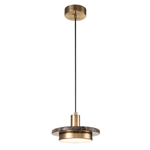 Подвесной светильник Escada 10260/1 LED*12W Brass/Brown marble