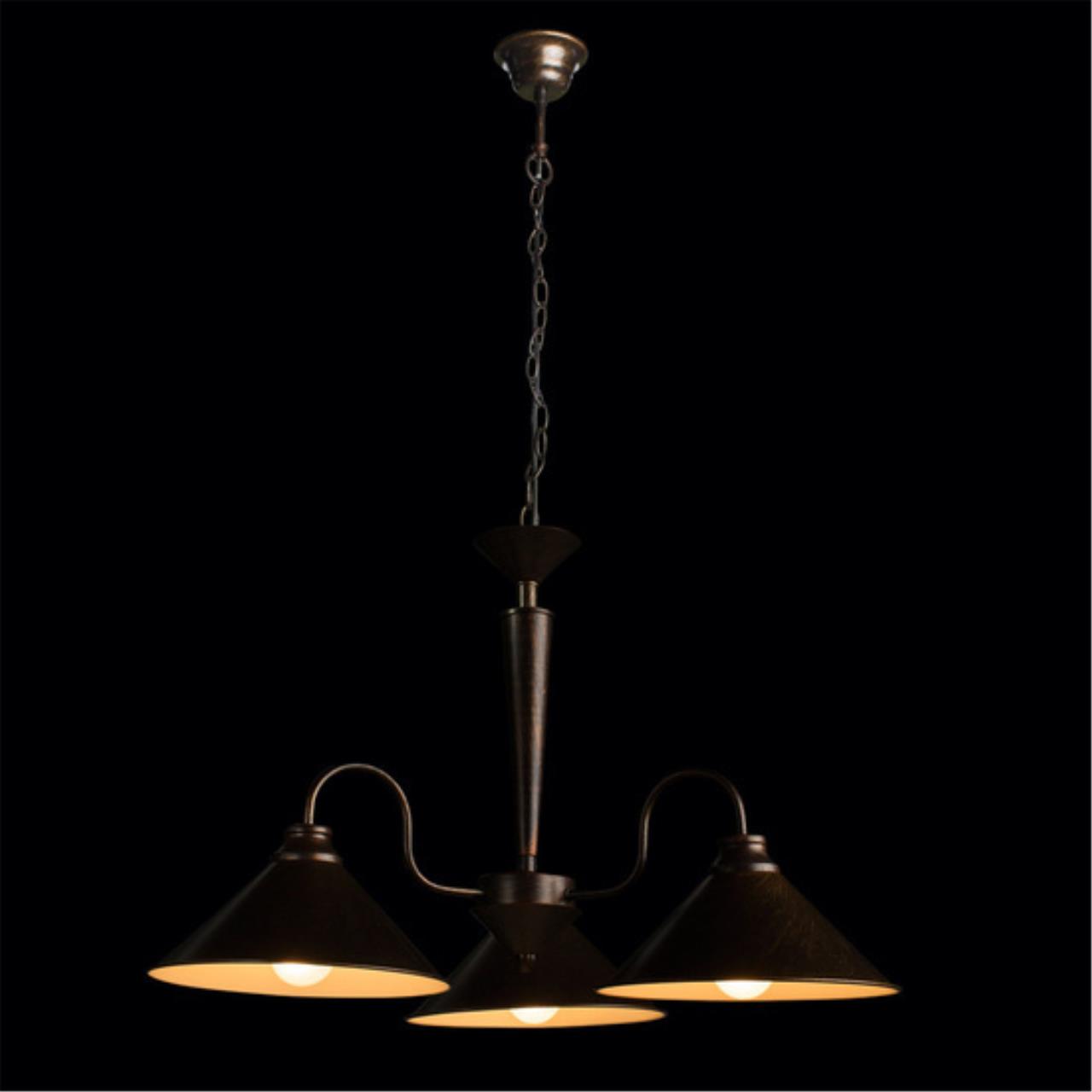 Подвесная люстра Arte lamp A9330LM-3BR СВЕТИЛЬНИК ПОДВЕСНОЙ
