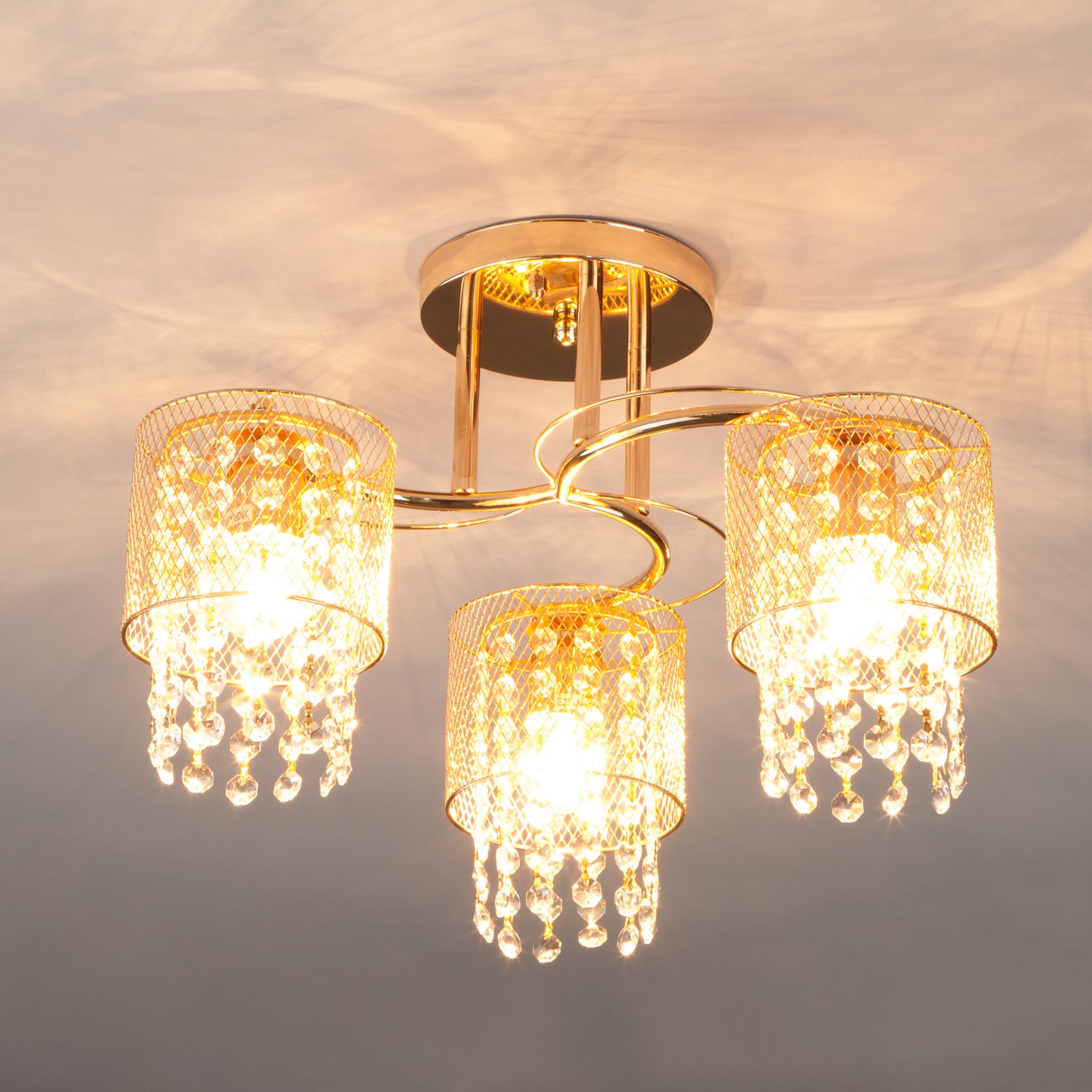 Потолочный светильник золото Eurosvet 30137/3