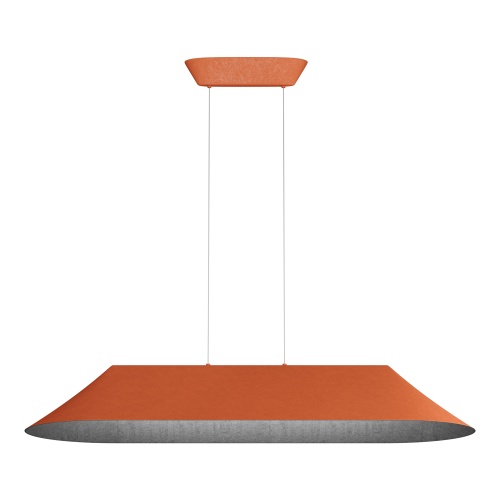 SL3001.823.01 Светильник подвесной ST-Luce Оранжевый,Серый/Оранжевый,Серый LED 1*32W SENTITO