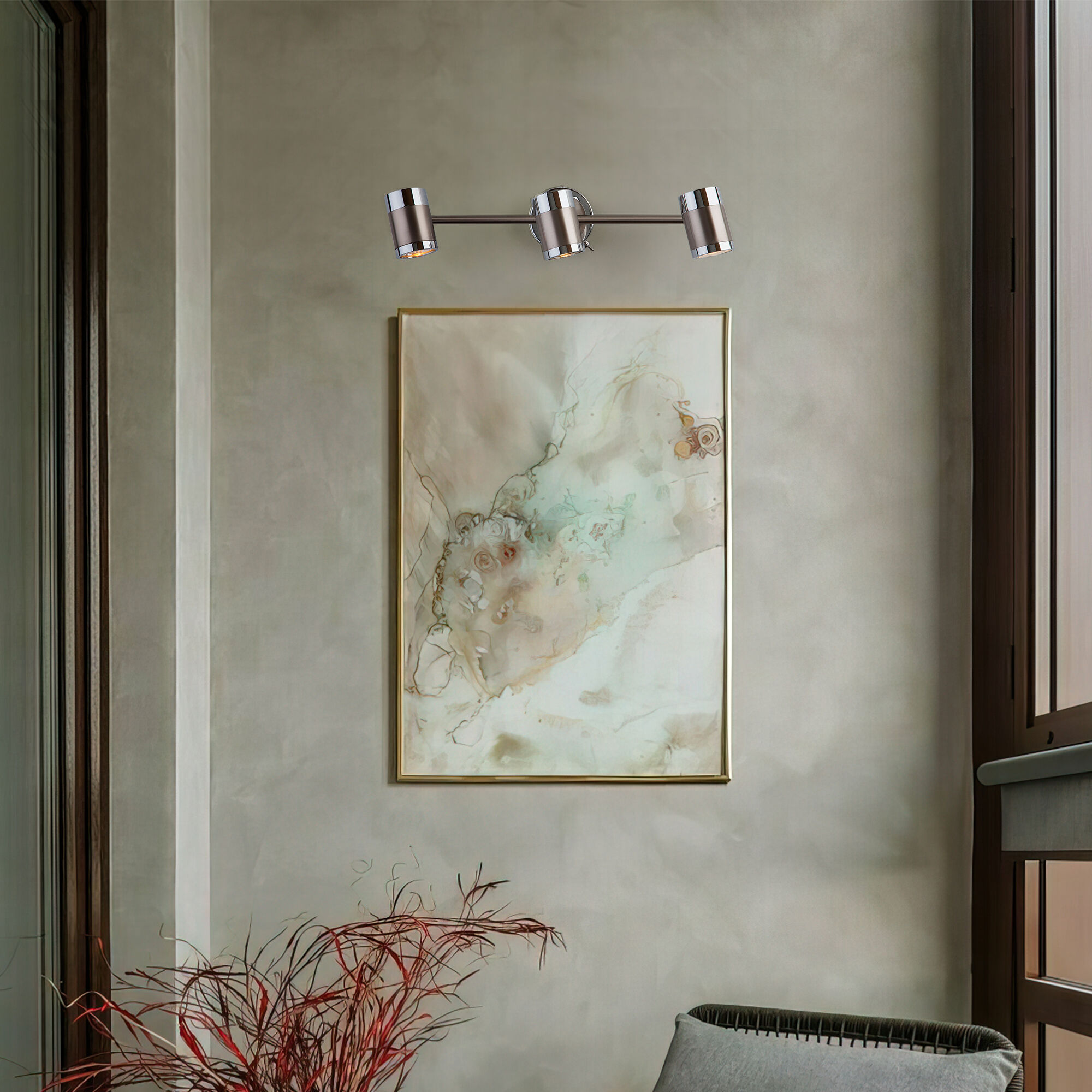 Настенный светильник Eurosvet 20058/3 перламутровый сатин