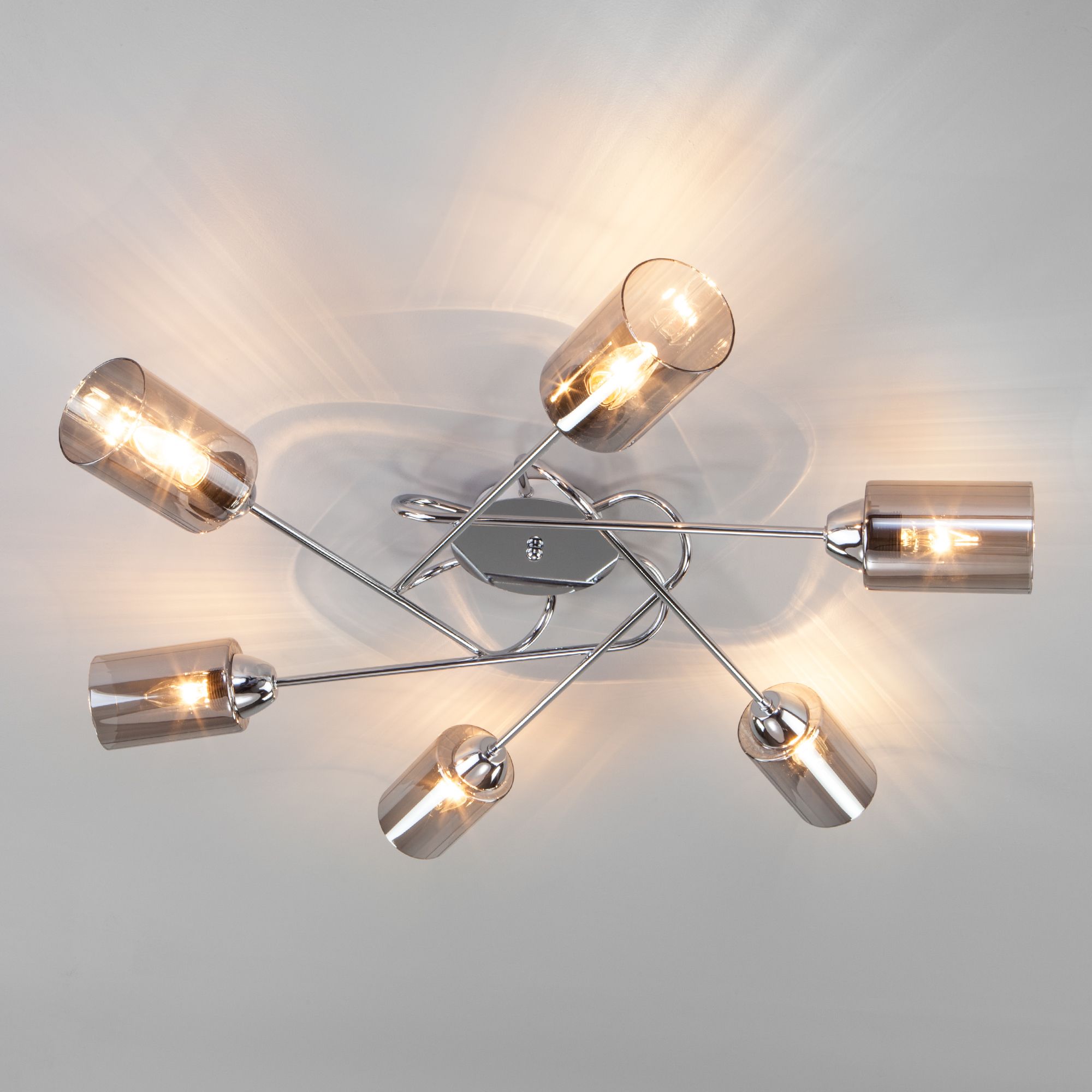 Потолочный светильник Eurosvet 30167/6 хром