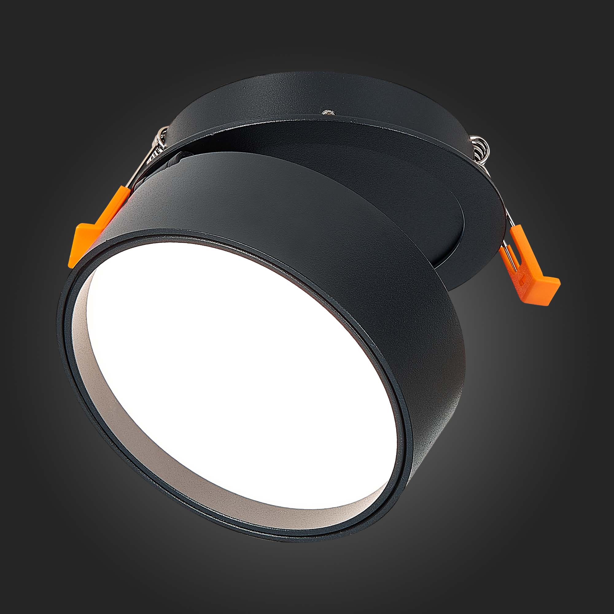 ST651.438.14 Встраиваемый поворотный светильник Черный LED 1*14W 3000K 1 100Lm Ra&gt;90 120° IP20 D105x Встраиваемые светильники