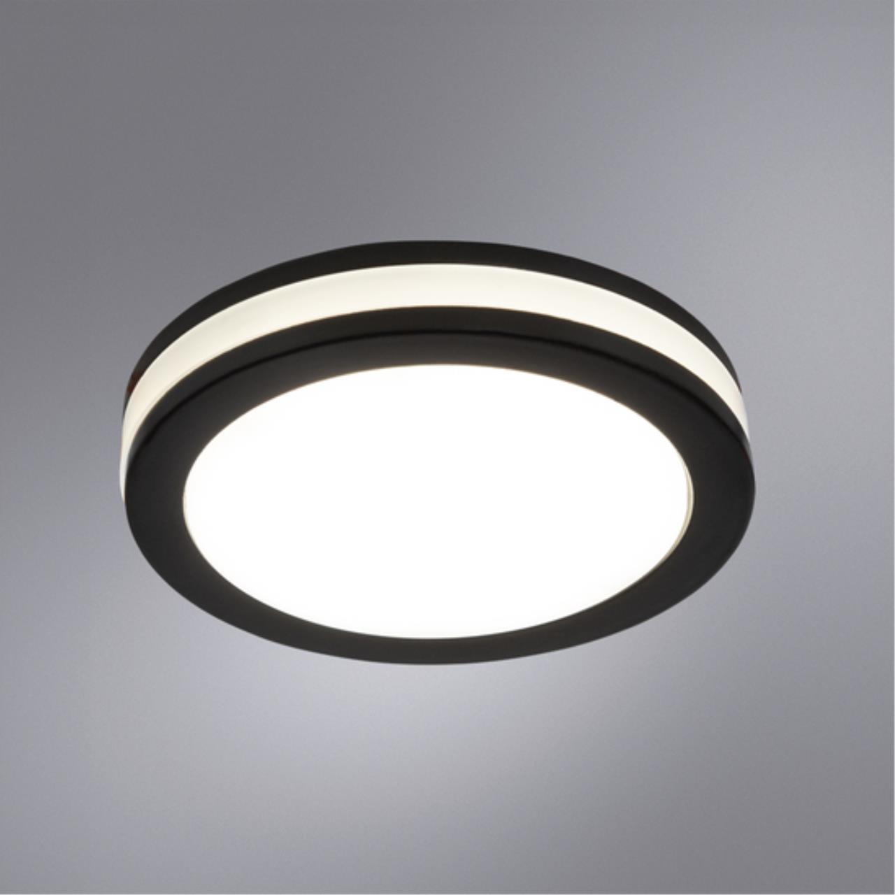 Точечный встраиваемый светильник Arte lamp A8430PL-1BK