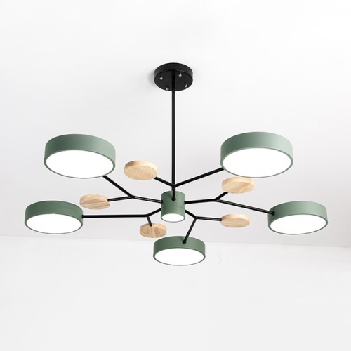 Люстра На Штанге Meade 6 Lamps Green от Imperiumloft 207859-26