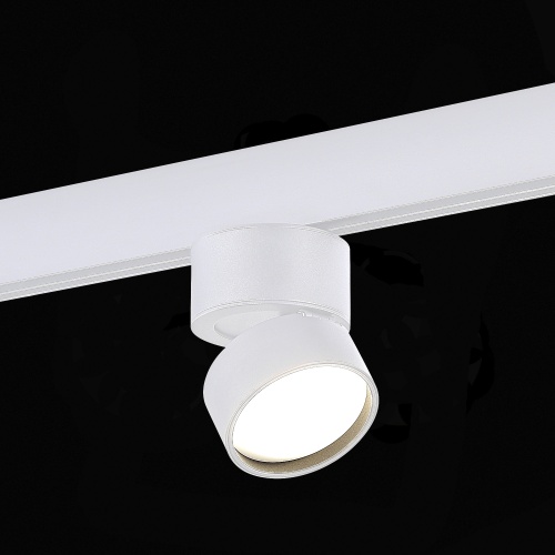 ST809.546.09 Магнитный трековый светильник Белый LED 1*9W 4000K 700Lm Ra&gt;90 120° IP20 D85xH126 48V SKYLINE 48