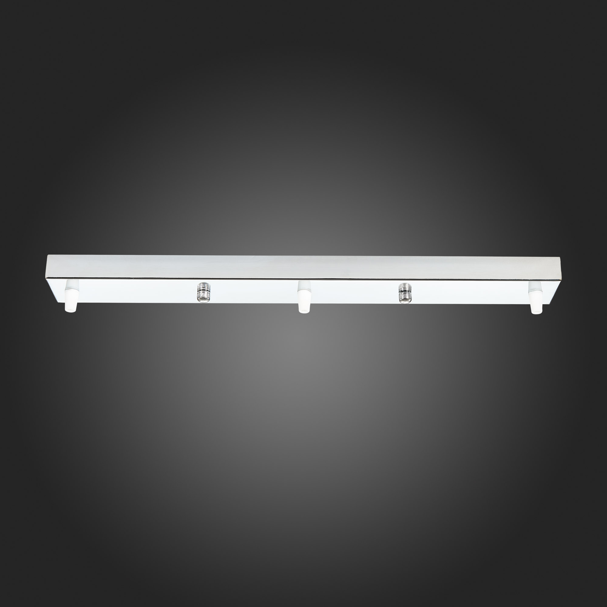 SL001.113.03 Потолочное крепление на 3 лампы (прямоугольное) ST-Luce Хром SL1