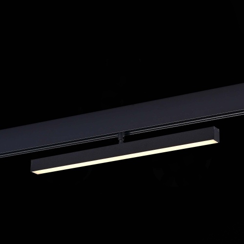 ST802.436.12 Магнитный трековый светильник Черный LED 1*12W 3000K 700Lm Ra&gt;90 120° IP20 L405xW22,5xH SKYLINE 48