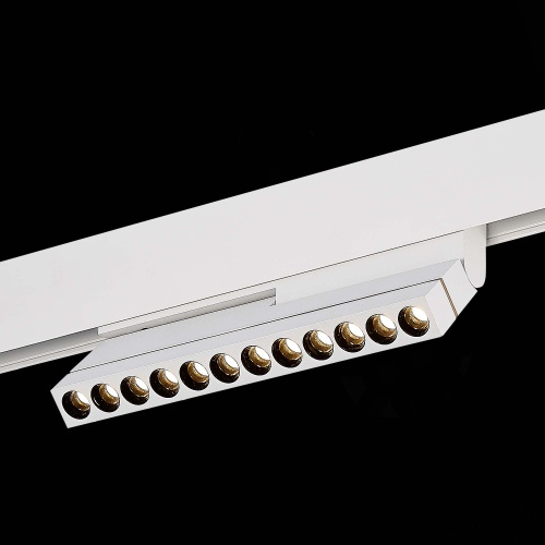 ST805.536.12 Магнитный трековый светильник Белый LED 1*12W 3000K 450Lm Ra&gt;90 36° IP20 L220xW22xH117 SKYLINE 48
