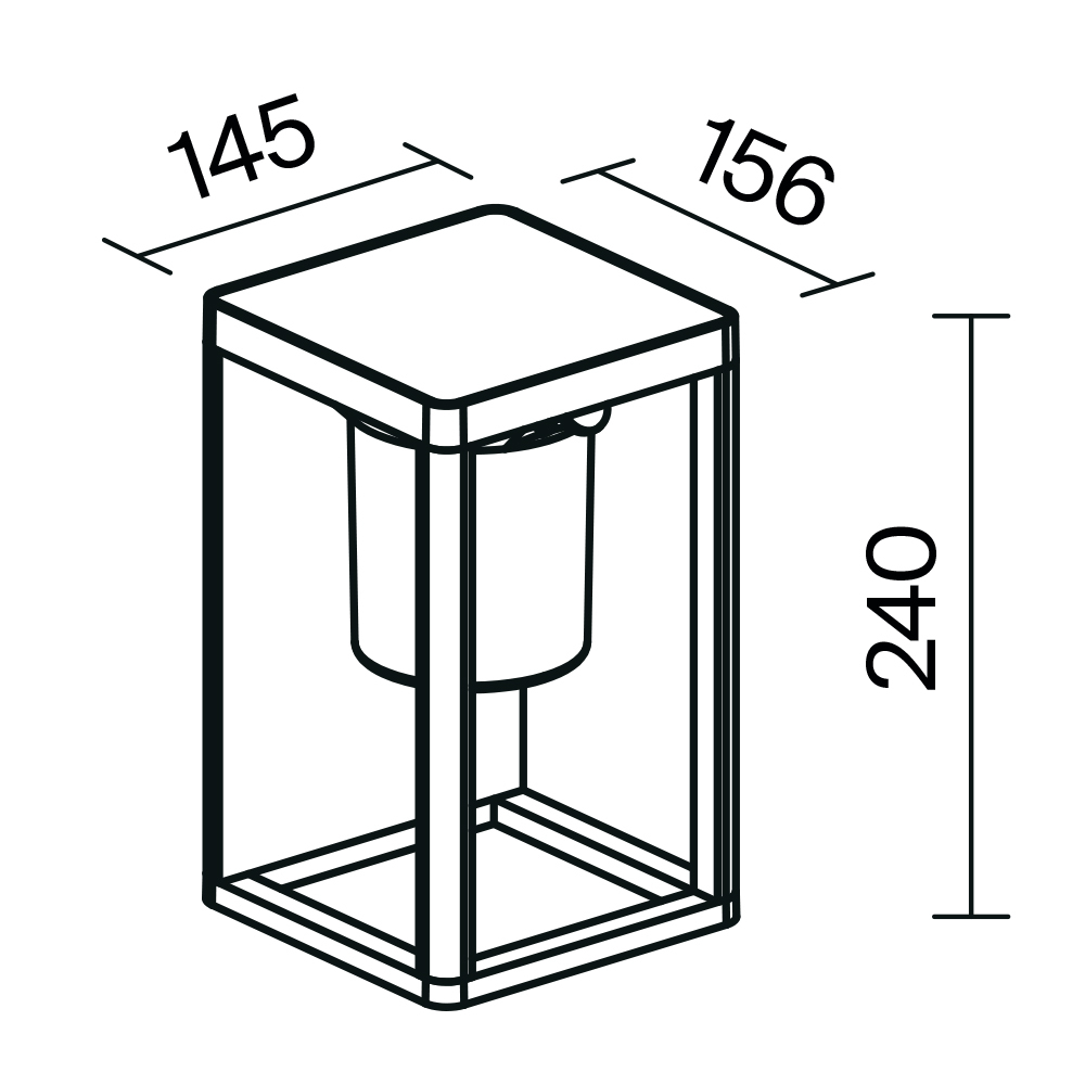 Настенный светильник (бра) Outdoor OSL457WL-L2GF3K