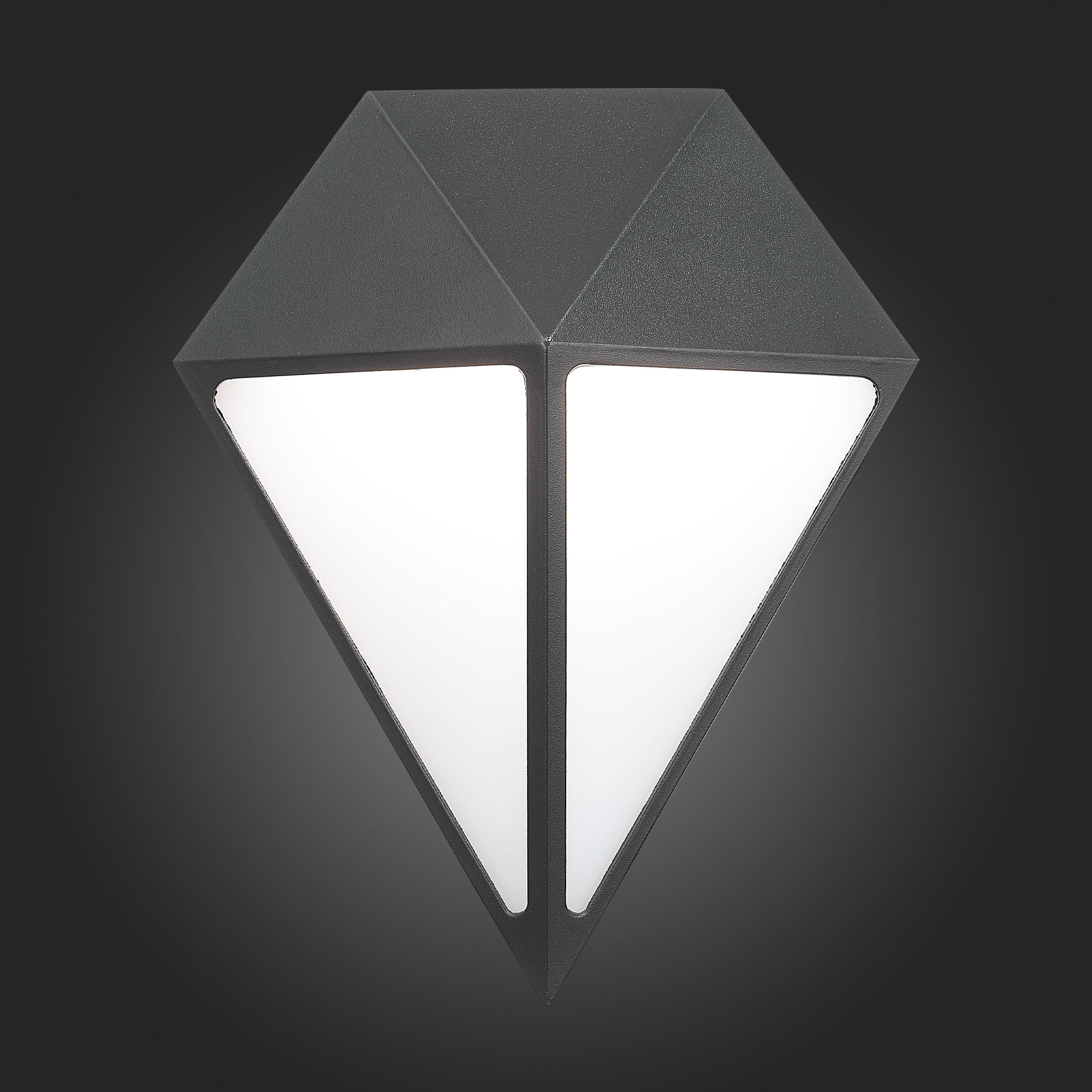 SL9500.441.01 Светильник уличный настенный ST-Luce Черный/Белый,Черный LED 1*12W 4000K CUBISMO