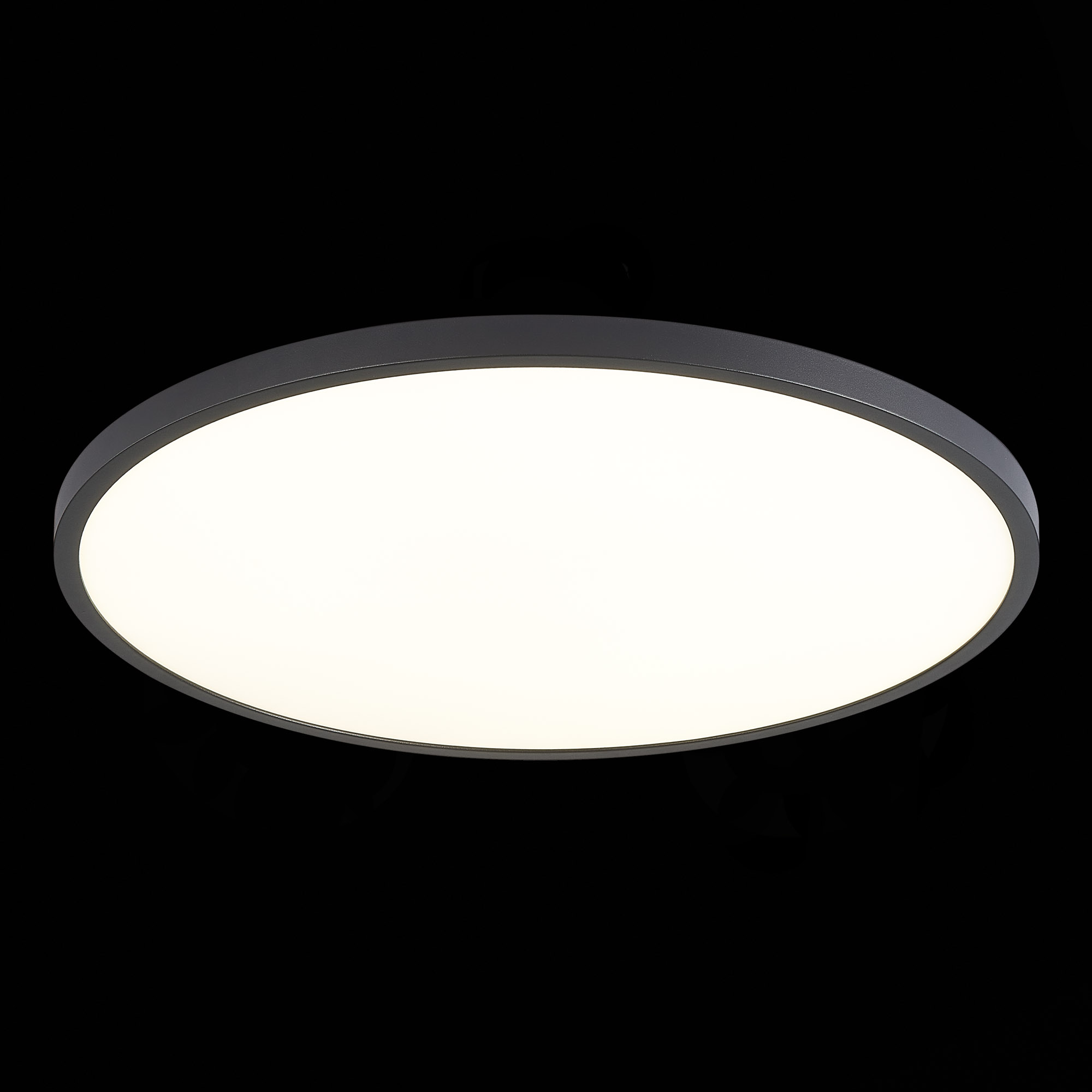 ST601.442.48 Светильник потолочный Черный LED 1*48W 4000K 4 320Lm Ra&gt;90 120° IP20 D600xH27 185-265V Накладные светильники