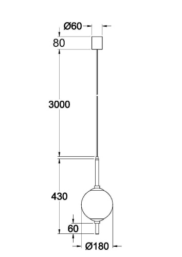 Подвесной светильник Maytoni Z020PL-L6B3K