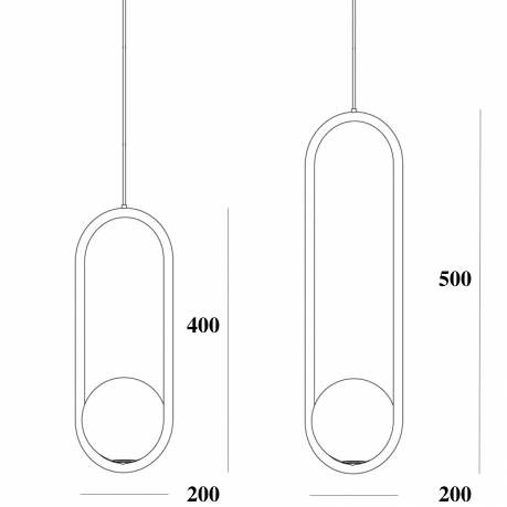 Подвесной Светильник Matthew Mccormick Hoop 40 Бронза Mila Pendant от Imperiumloft 181903-22