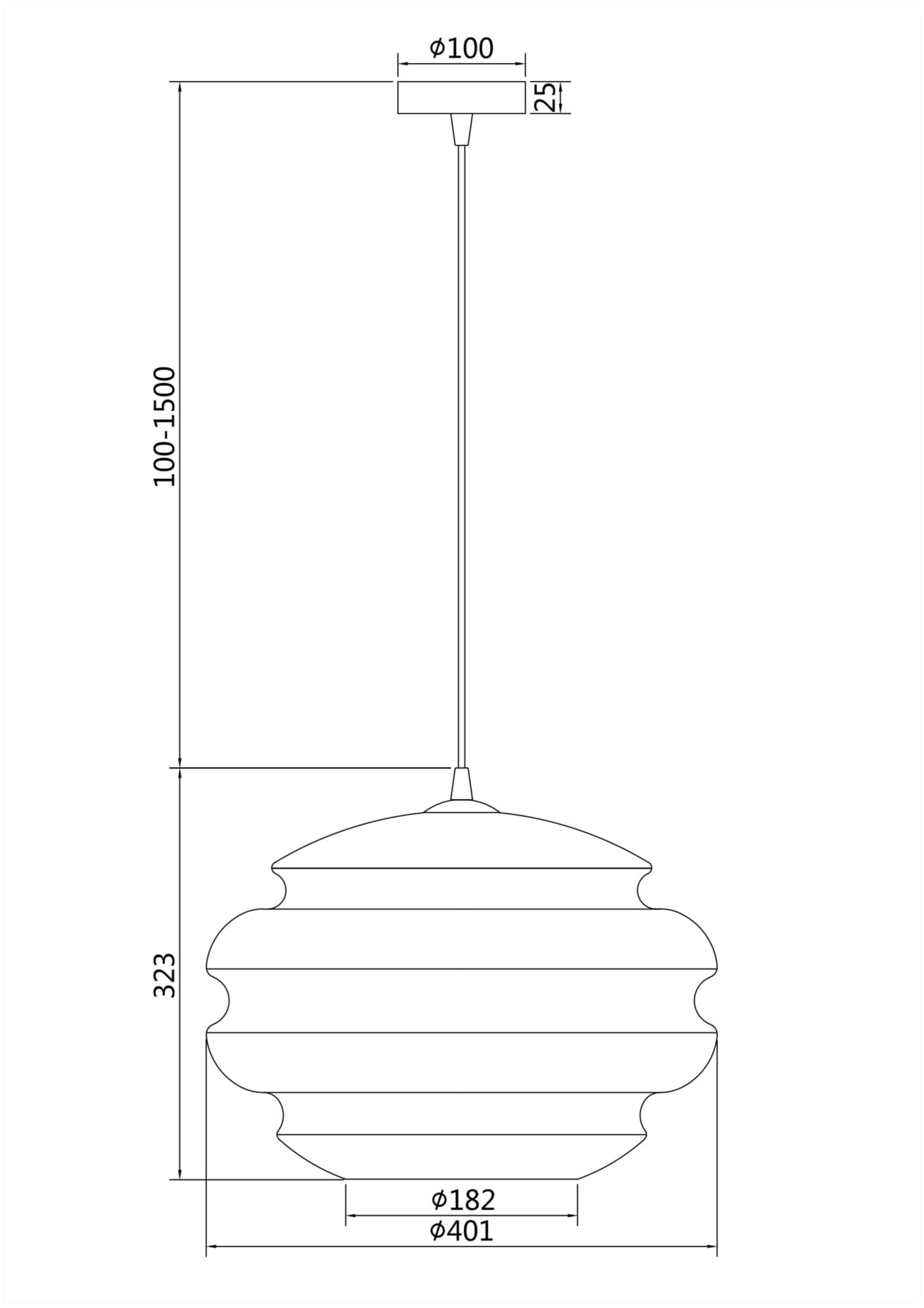 Подвесной светильник Maytoni P078PL-01SG