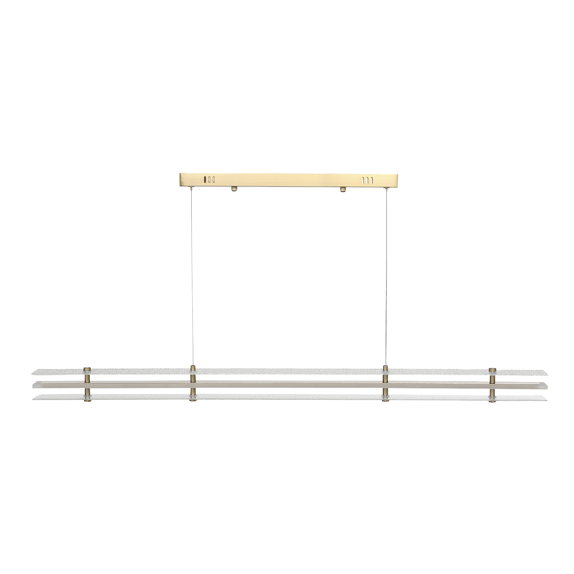 SL6245.223.01 Светильник подвесной ST-Luce золотистый/Прозрачный LED 1*30W 4000K ФЭГИ