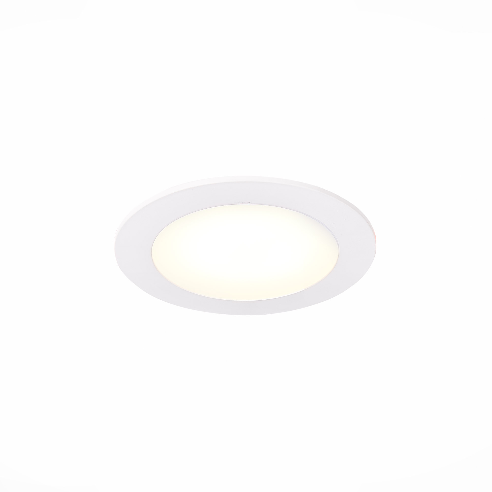 ST209.538.06 Св-к встр. Белый LED 1*6W 3000K 330Lm Ra80 110° IP20 D117xH18 90-265V Встраиваемые светильники