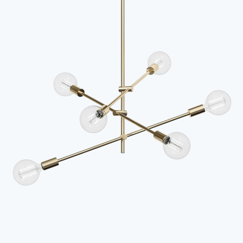 Люстра на штанге LF Studio Cliff Pendant 6 Bronze 84669-22