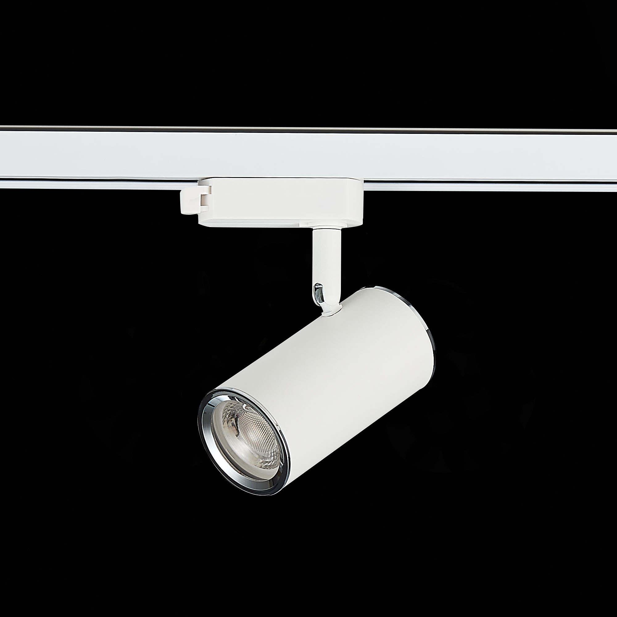ST301.506.01 Св-к трек. Белый GU10 1*50W  IP20 L104xW54xH111 220V Без ламп BASE