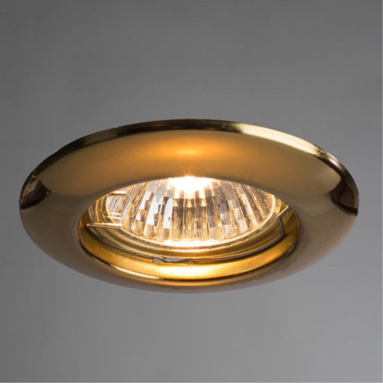 Точечный встраиваемый светильник Arte lamp A1203PL-1GO