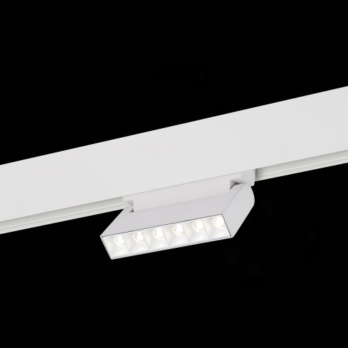ST364.546.06 Магнитный трековый светильник белый LED 1*6W 4000K 532Lm Ra&gt;80 36° IP20 L120xW22xH108 4 SKYLINE 48