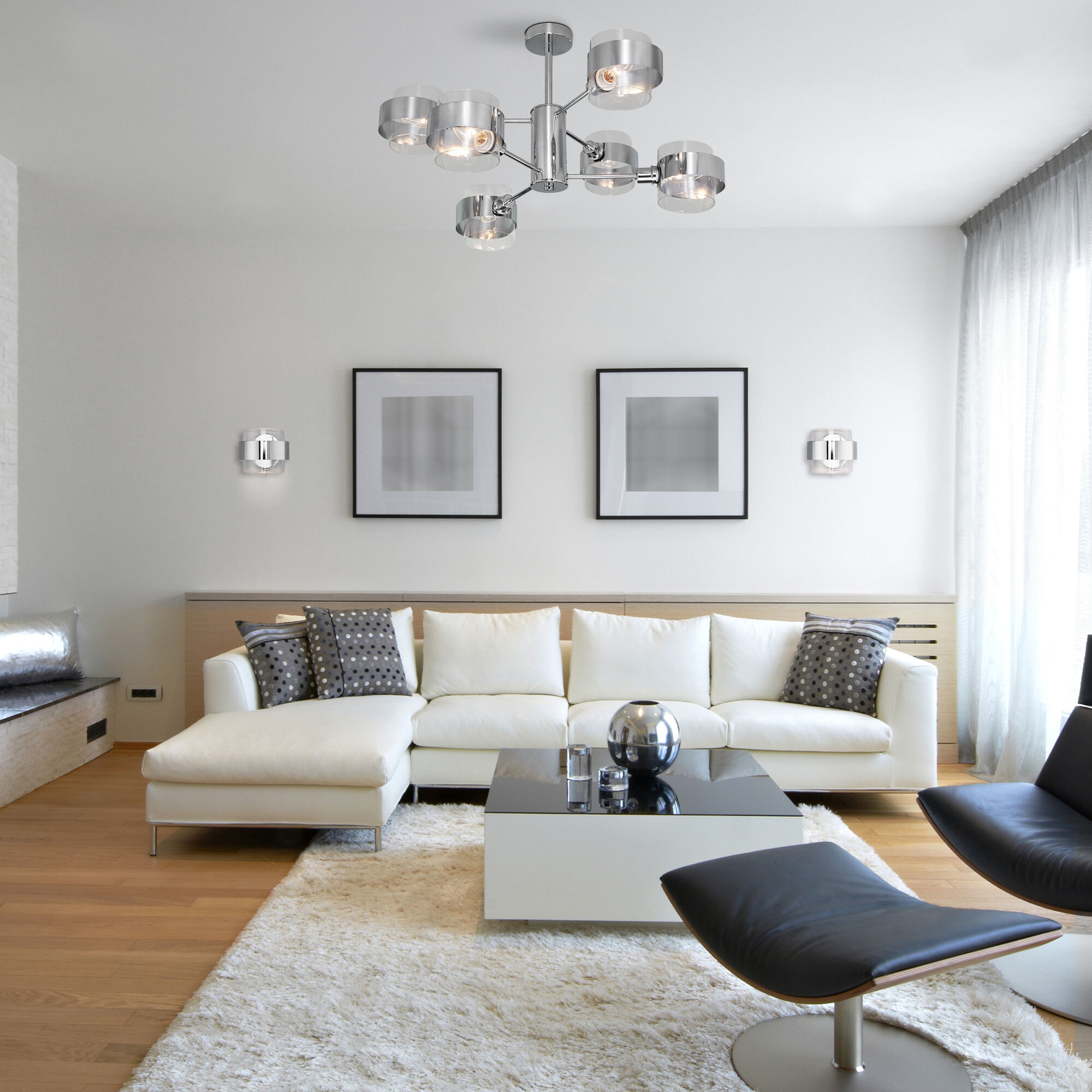 Потолочный светильник Eurosvet 70127/6 хром