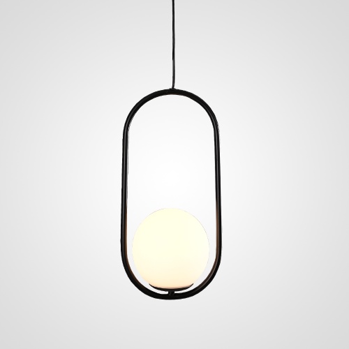 Подвесной Светильник Matthew Mccormick Hoop 40 Black Mila Pendant от Imperiumloft 179964-22