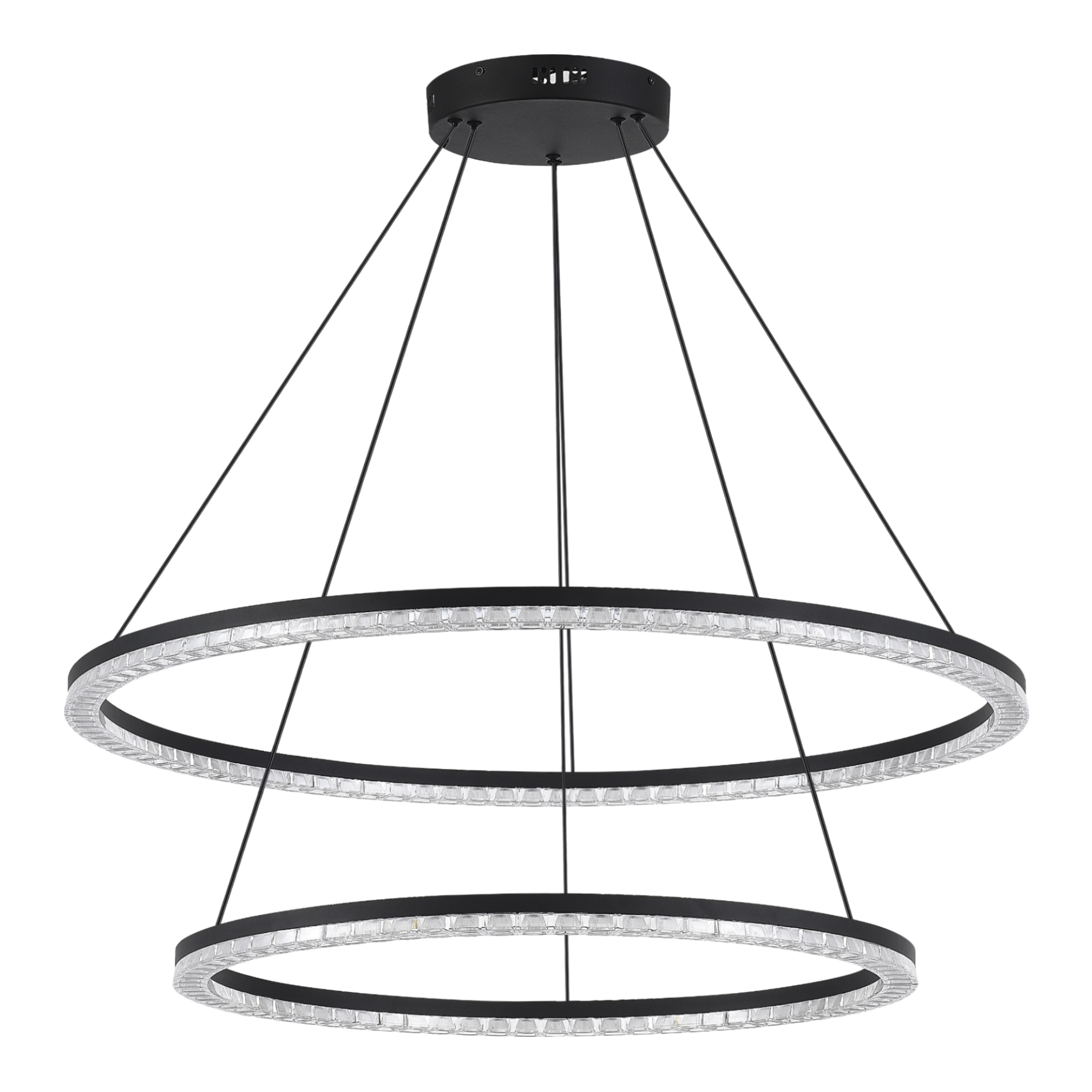 SL1018.403.02 Светильник подвесной ST-Luce черный/прозрачный LED 1*96W 4000K EUCLIDICS