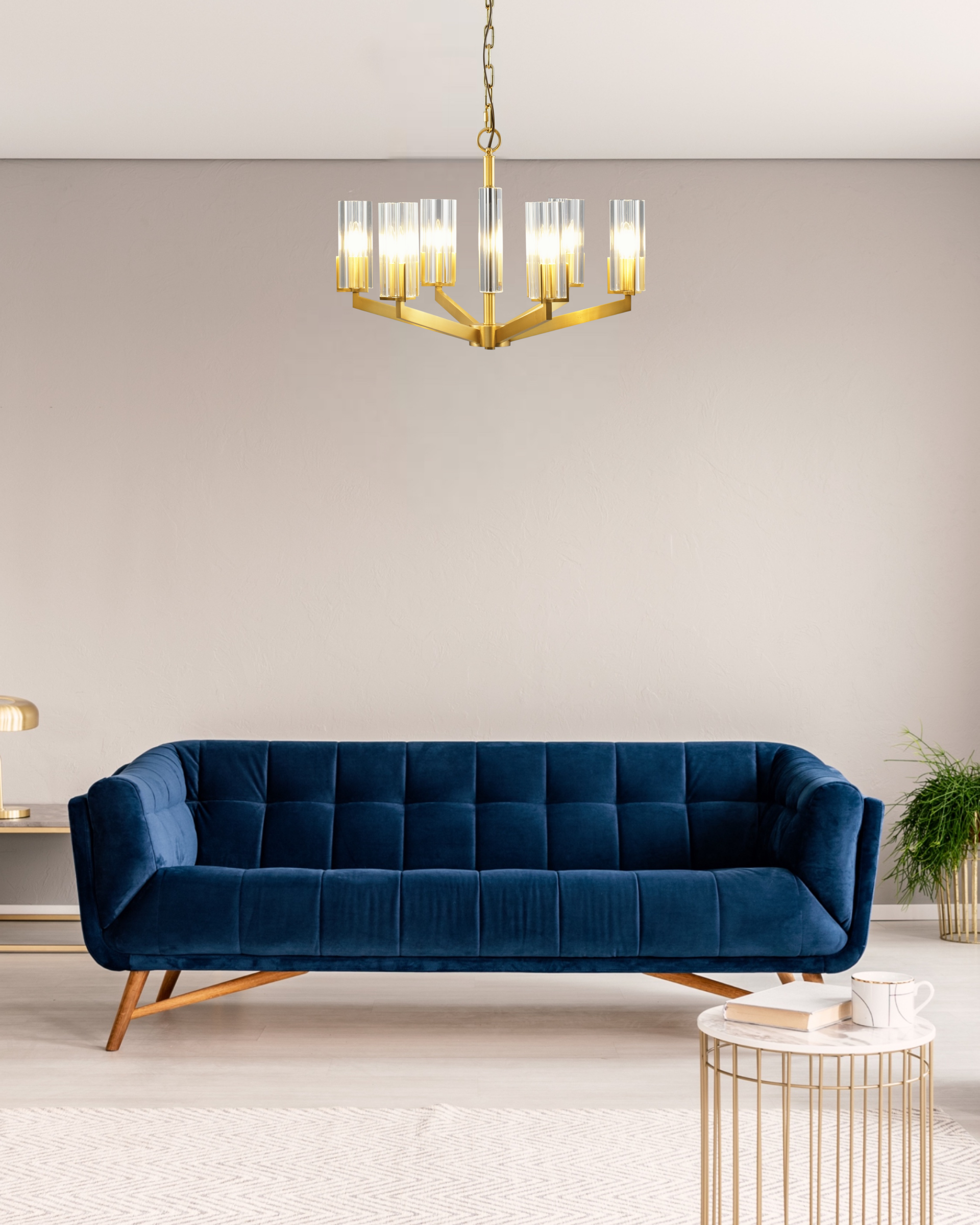 Люстра подвесная Moderli V11074-6P Brass