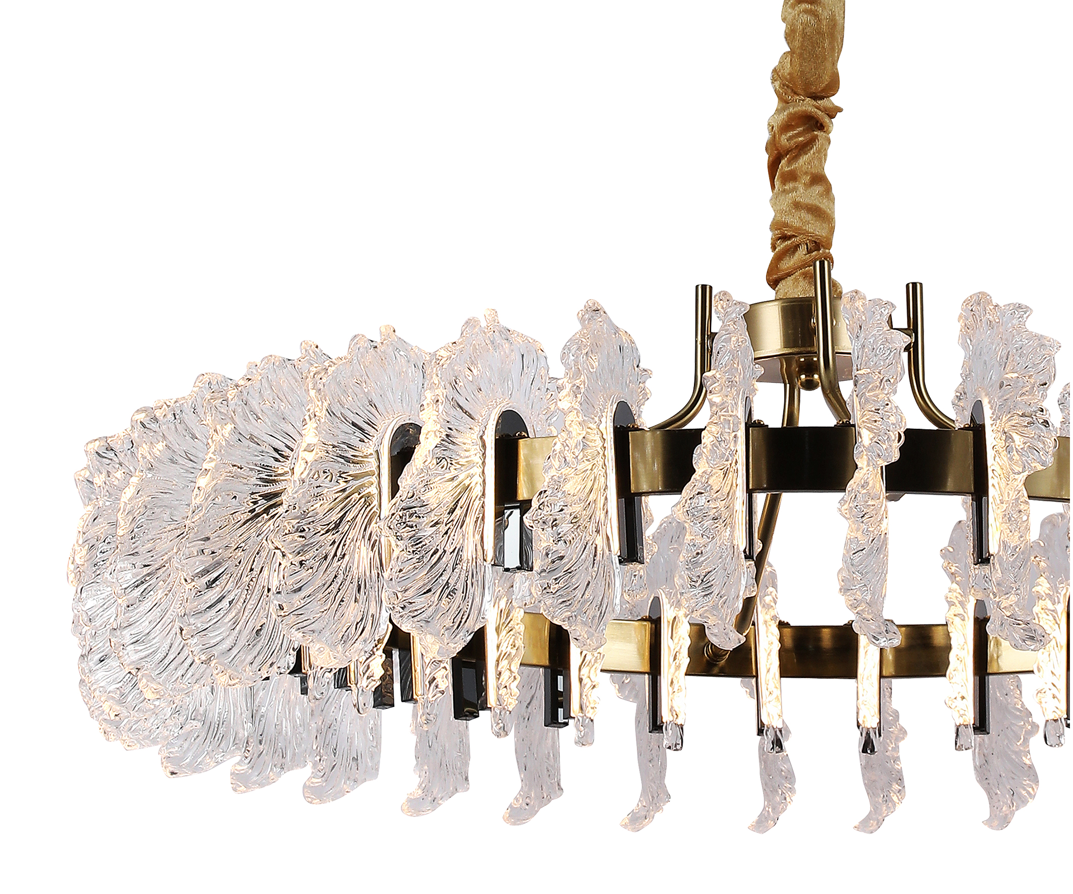 Люстра Kink Light Мару латунь/черный жемчуг 07695-80,36-29