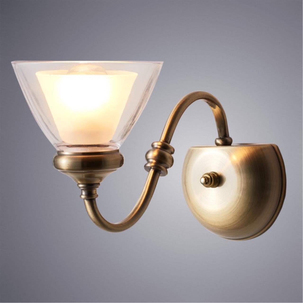 Бра Arte lamp A5184AP-1AB СВЕТИЛЬНИК НАСТЕННЫЙ