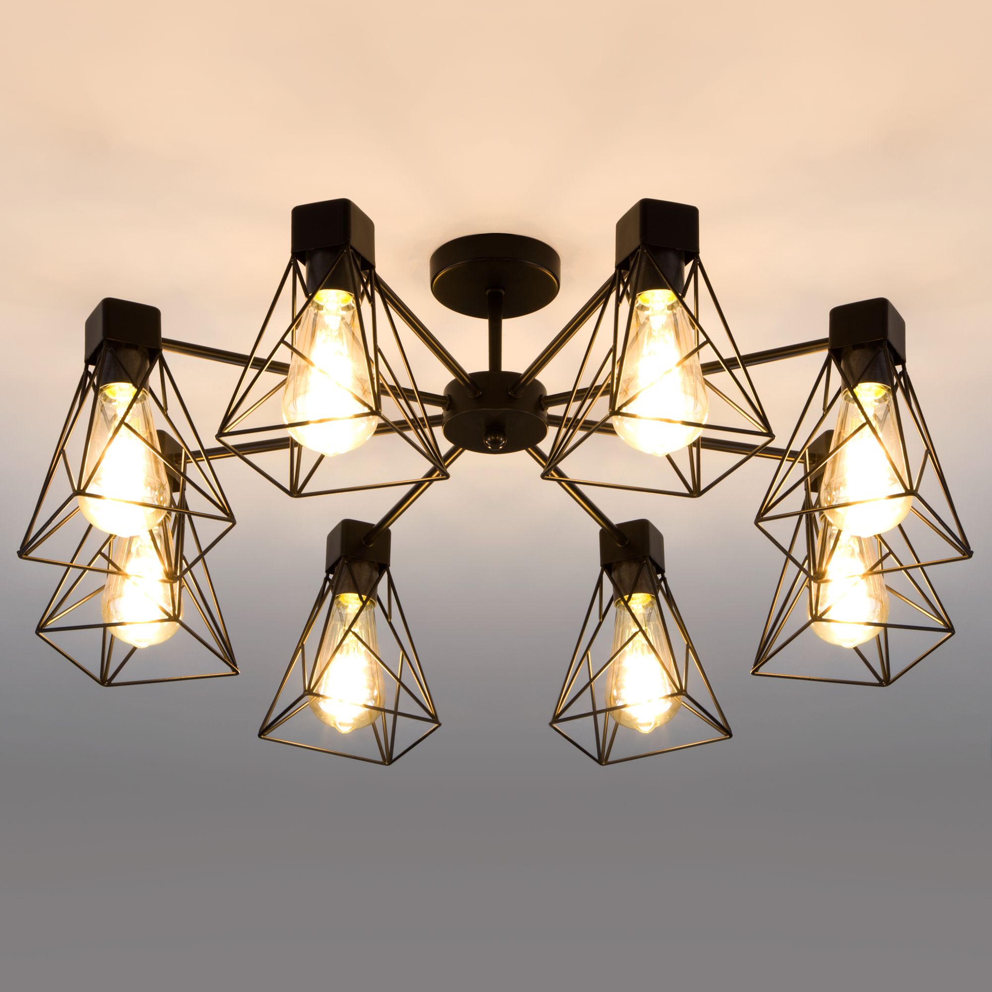 Потолочный светильник Eurosvet 70107/8 черный