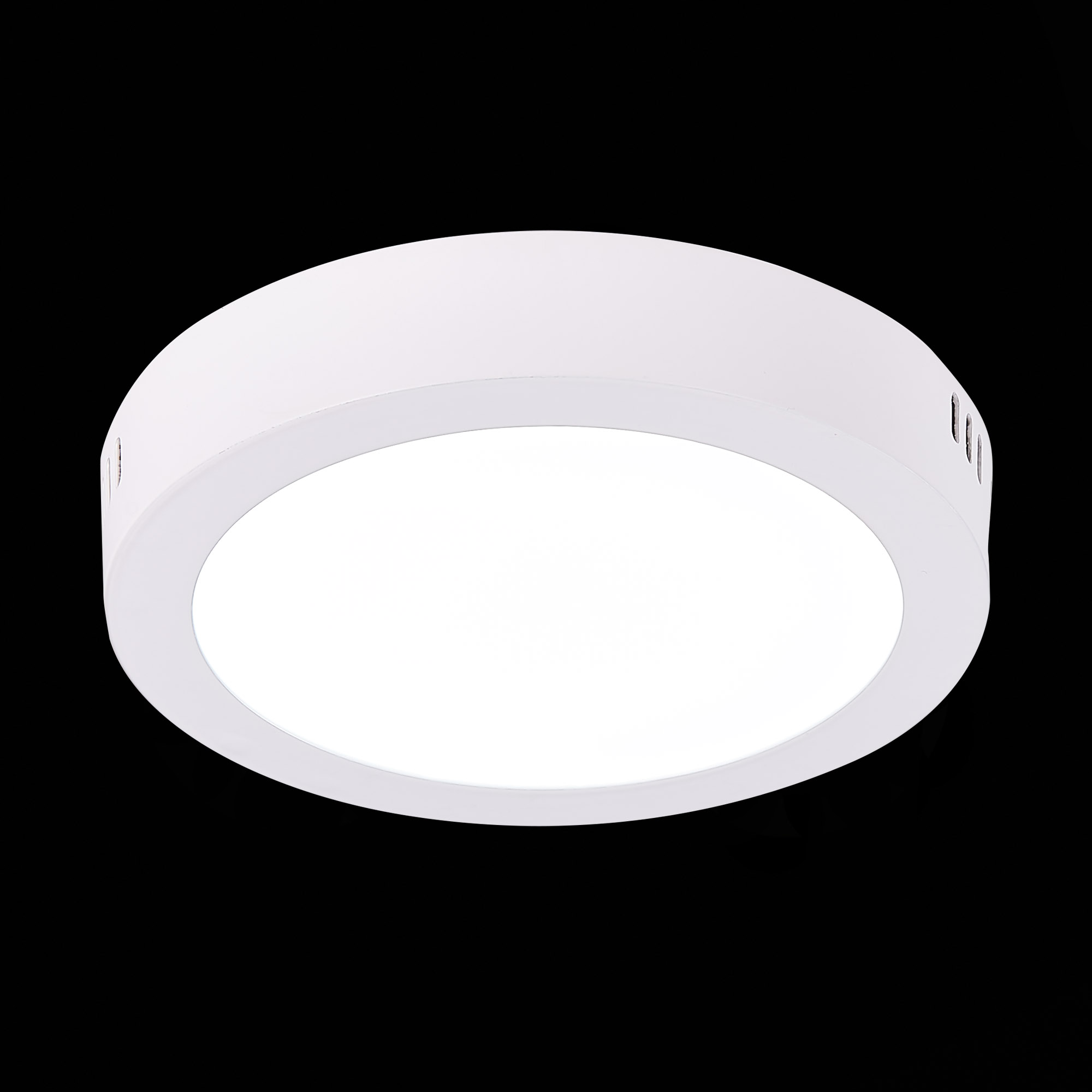 ST112.532.12 Светильник настенно-потолочный Белый LED 1*12W 3000K 715Lm Ra80 120° IP20 D160xH28 90-2 Накладные светильники