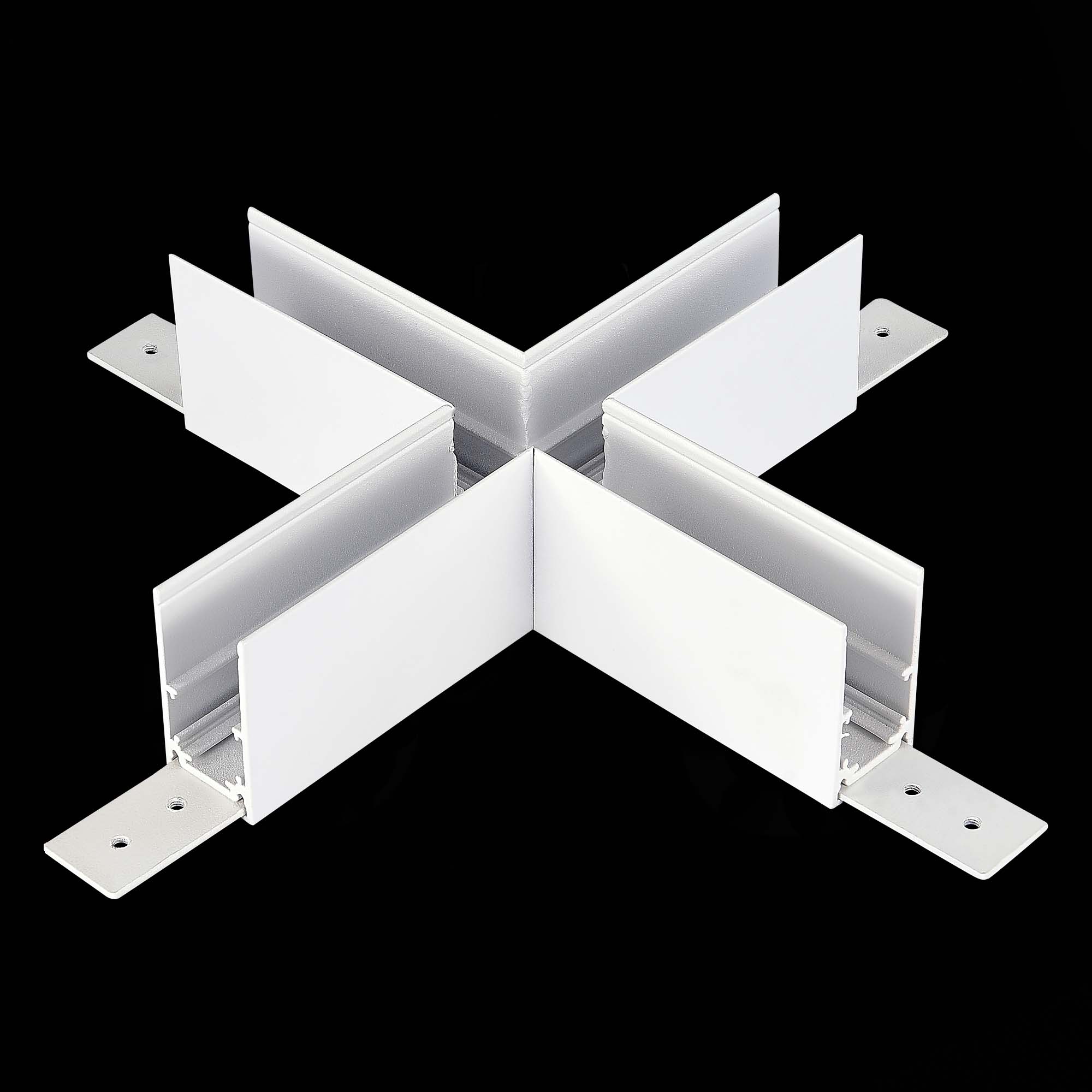 Коннектор X-образный для подвесного / накладного магнитного  шинопровода ST LUCE ST007.589.00