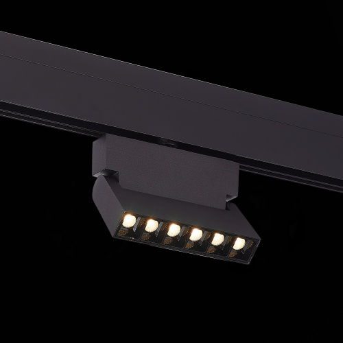 ST362.446.06 Магнитный трековый светильник Черный LED 1*6W 4000K 532Lm Ra&gt;90 36° IP20 L120xW22xH134 SKYLINE 48