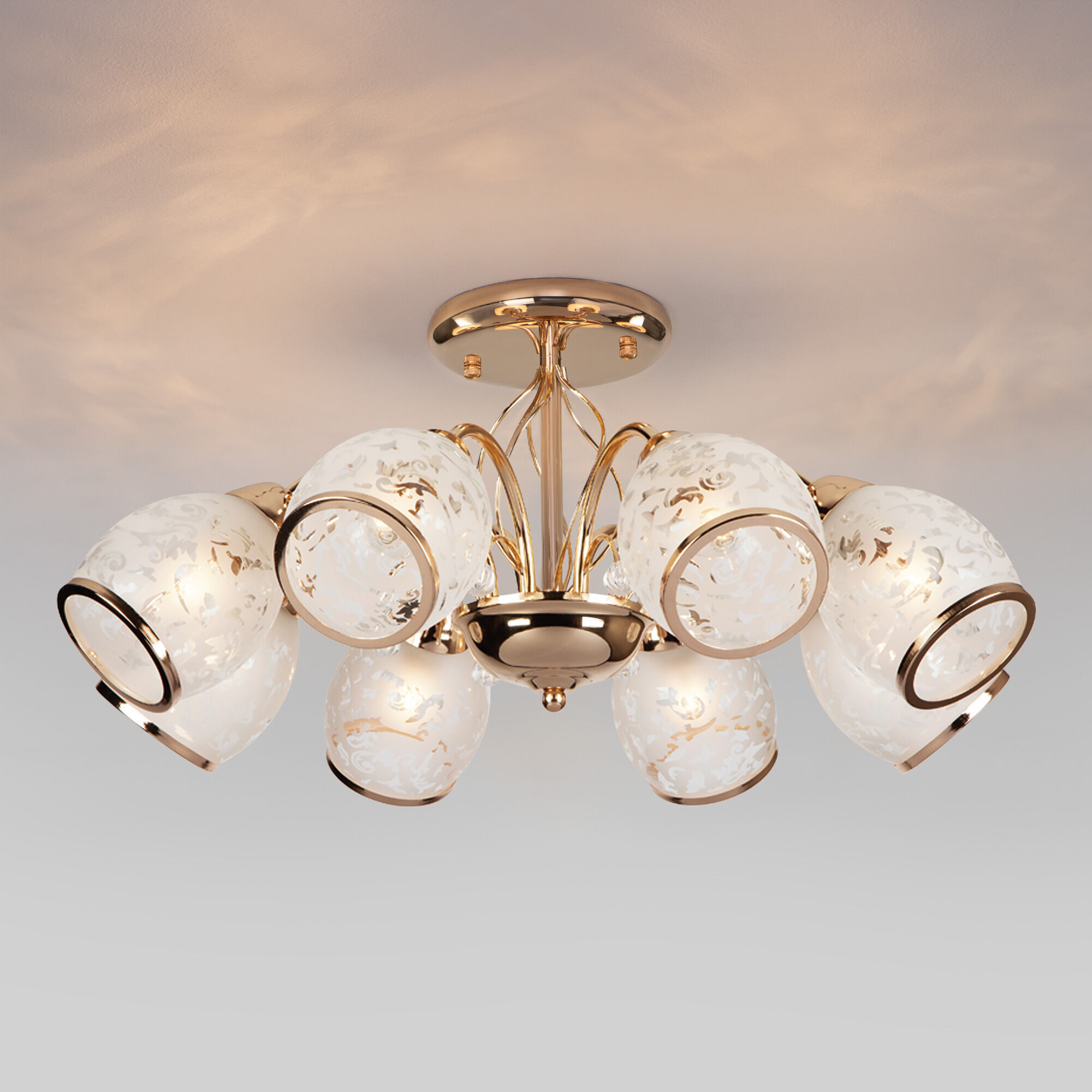 Потолочный светильник Eurosvet 30026/8 золото